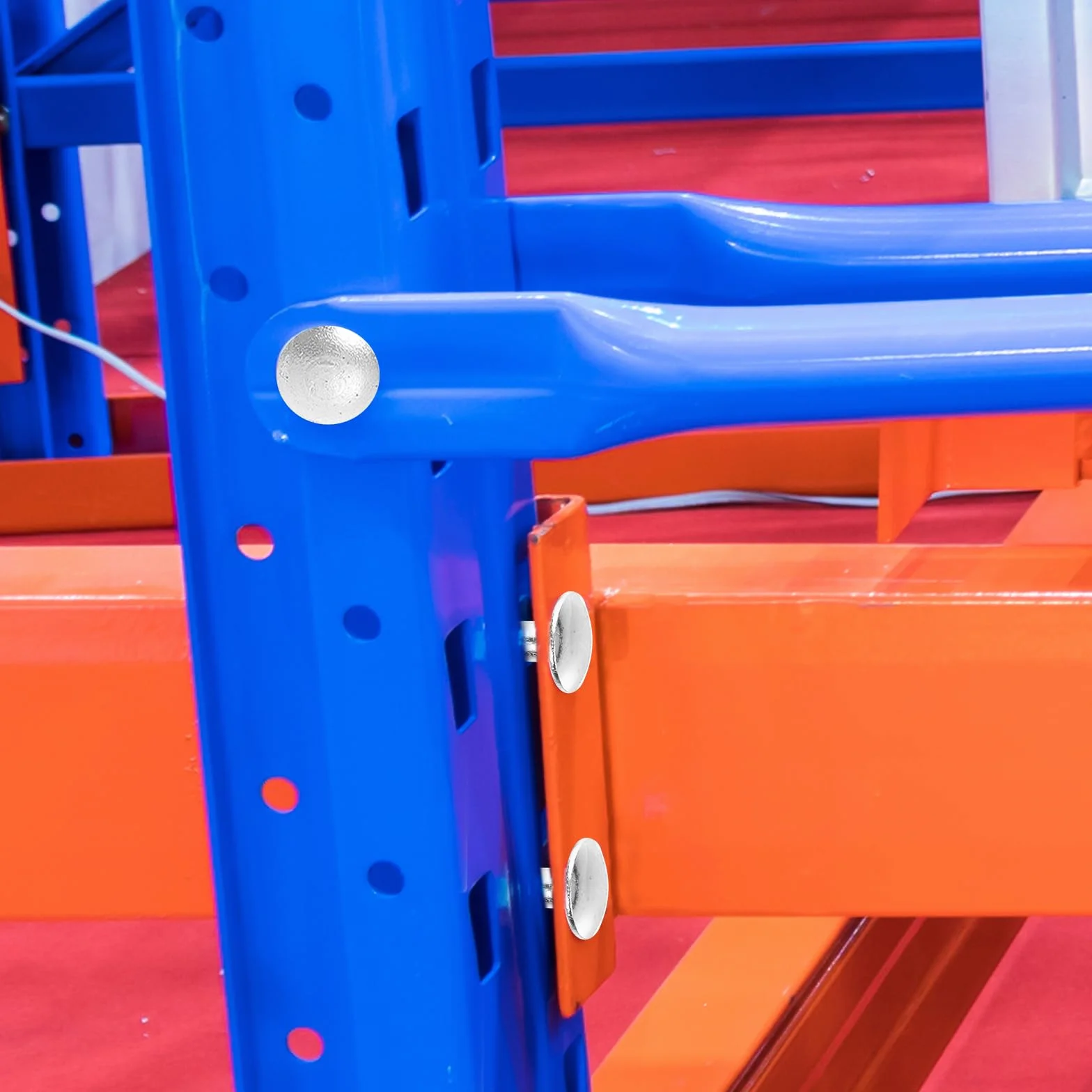 generic Perni Di Sicurezza Universali M5 Con Bulloni a Testa Tonda 100 Pezzi Antiruggine Per Scaffalature Pallet Magazzini E Uso Domestico Facili Da Installare