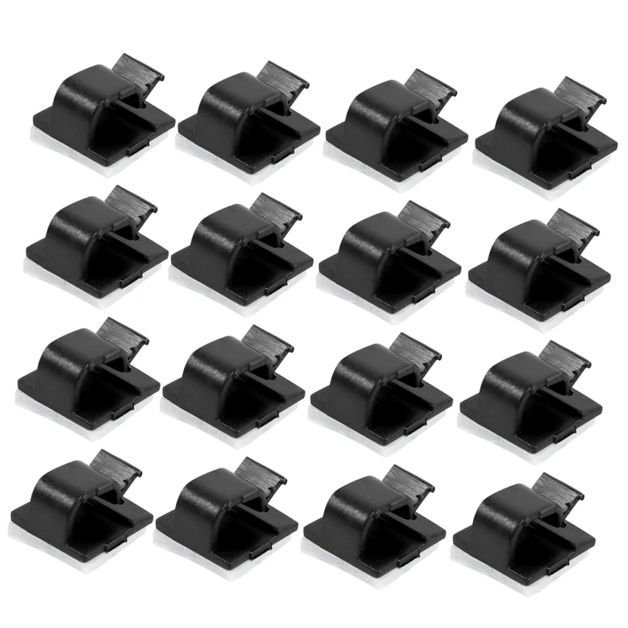 avvolgicavi adesivi, Clip autoadesive for la gestione dei cavi, for organizzatori di, robusti fermacavi for spazi puliti e ordinati