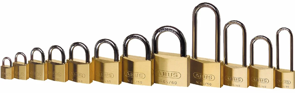 ABUS Lucchetto in Ottone 65/30BH60 con Arco Alto - Lucchetto Cantina, Armadietto e altro - Corpo in Ottone - Arco in Acciaio Temprato - Livello Sicurezza ABUS 4