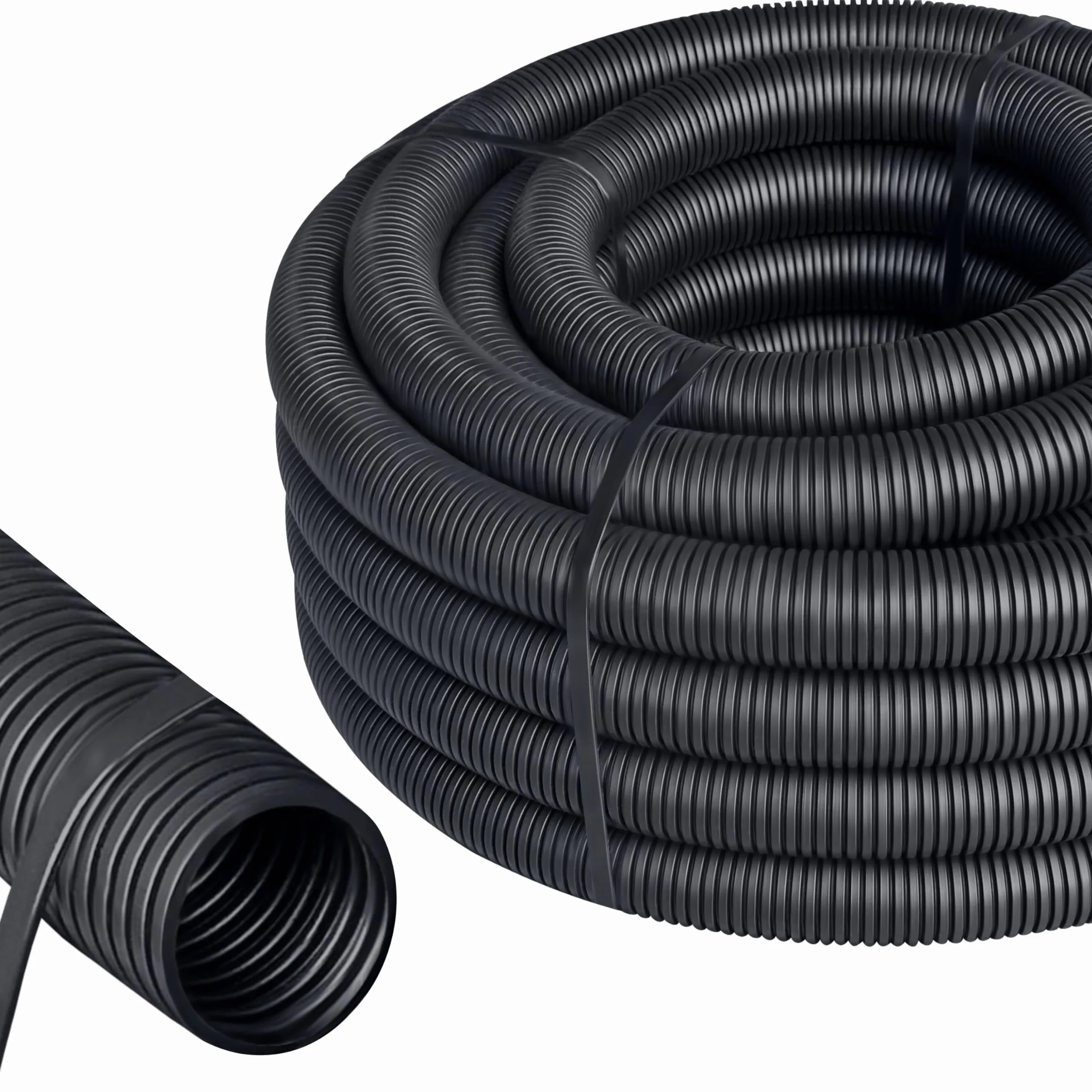 ISOLATECH tubo corrugato non scanalato DI Ø16mm DE Ø20mm L 10m Spessore parete 0,27mm PP REACH Interno/esterno Temp-45C+125C Resistente al calore240h+150C UL94V0 RoHS Ø16mm10M