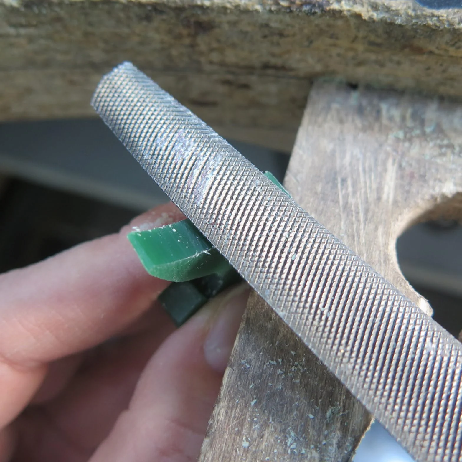Set di Lime Metallo 3 Pezzi Acciaio al Carbonio 200mm Lima Piatta Rotonda Semitonda Manico Gomma