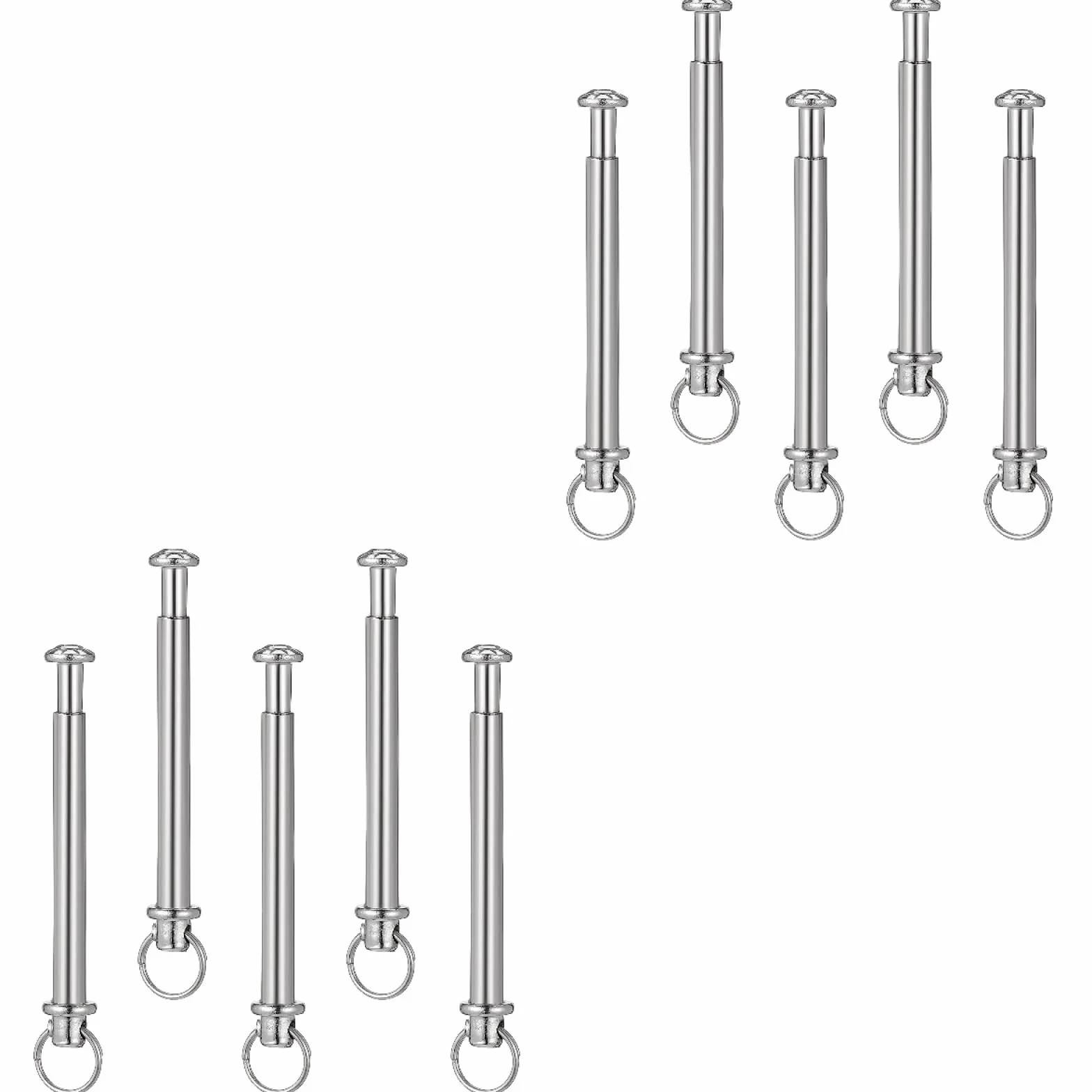 WOONEKY 10 Set Rivetti e Dadi per Riparazione Ventaglio, Accessori Fissaggio Ventagli Pieghevoli