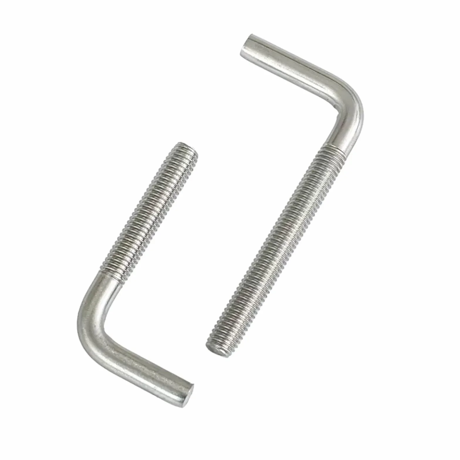 Bullone di ancoraggio ad angolo retto a forma di L in acciaio inossidabile 304 M6X50 5 pezzi