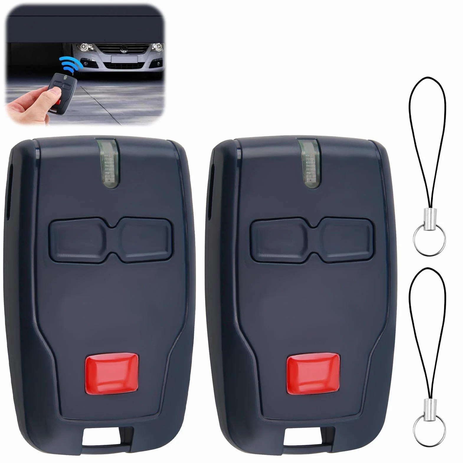 Telecomando per Porta del Garage Mitto 2B RCB 433MHz Rolling Code 2 Canali