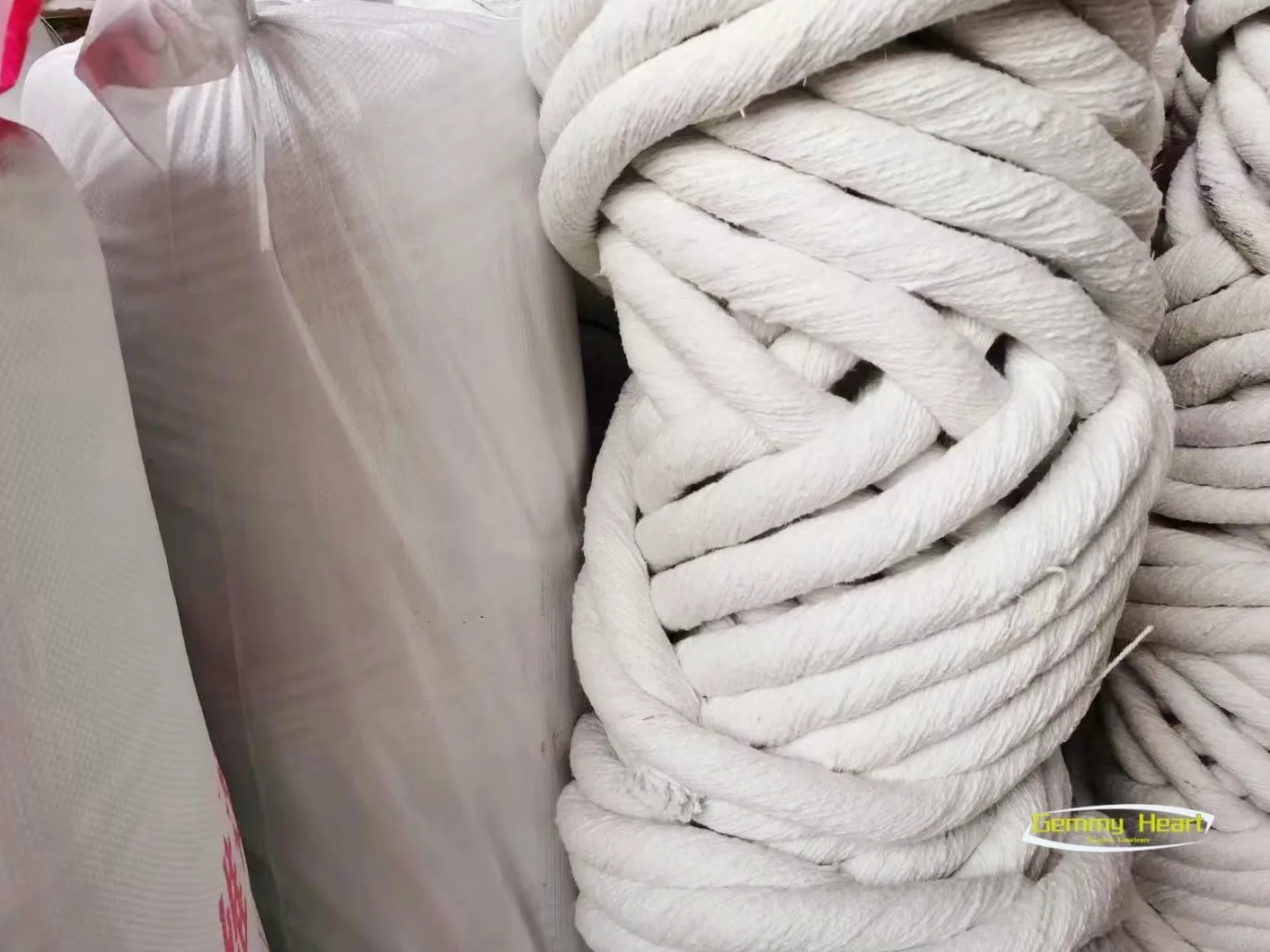 Nastro in fibra ceramica per confezionamento di pressacavi ad alta e bassa temperatura, isolamento ignifugo da 5 m, per sigillatura industriale e uso ad alta temperatura (24 mm x 24 mm)