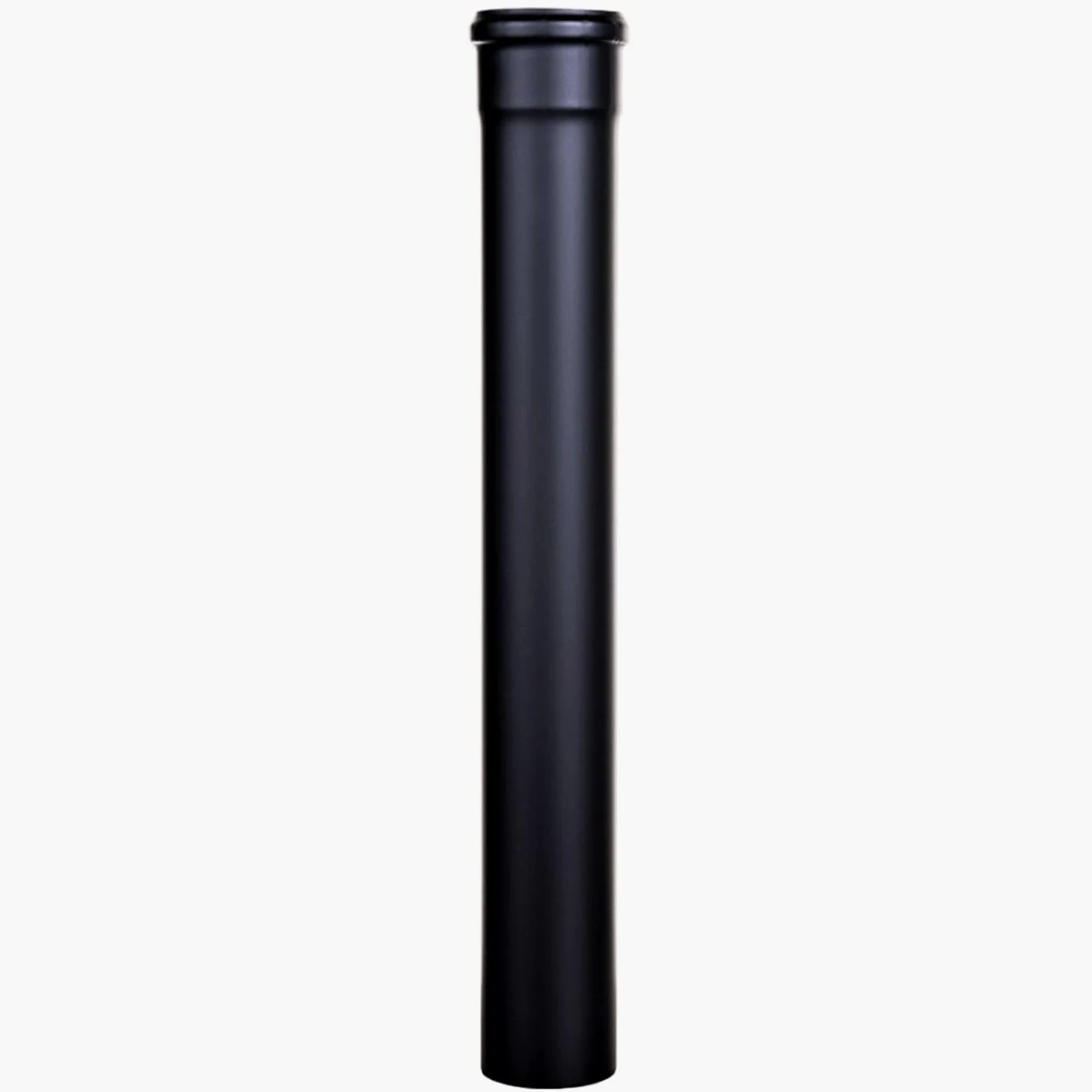 Tubo In ACCIAIO NERO 2 MTL Per Stufa a Pellet o Legna Canale Da Fumo Modulo CANNA FUMARIA Per Interno Estrazione Fumi (DN 80)