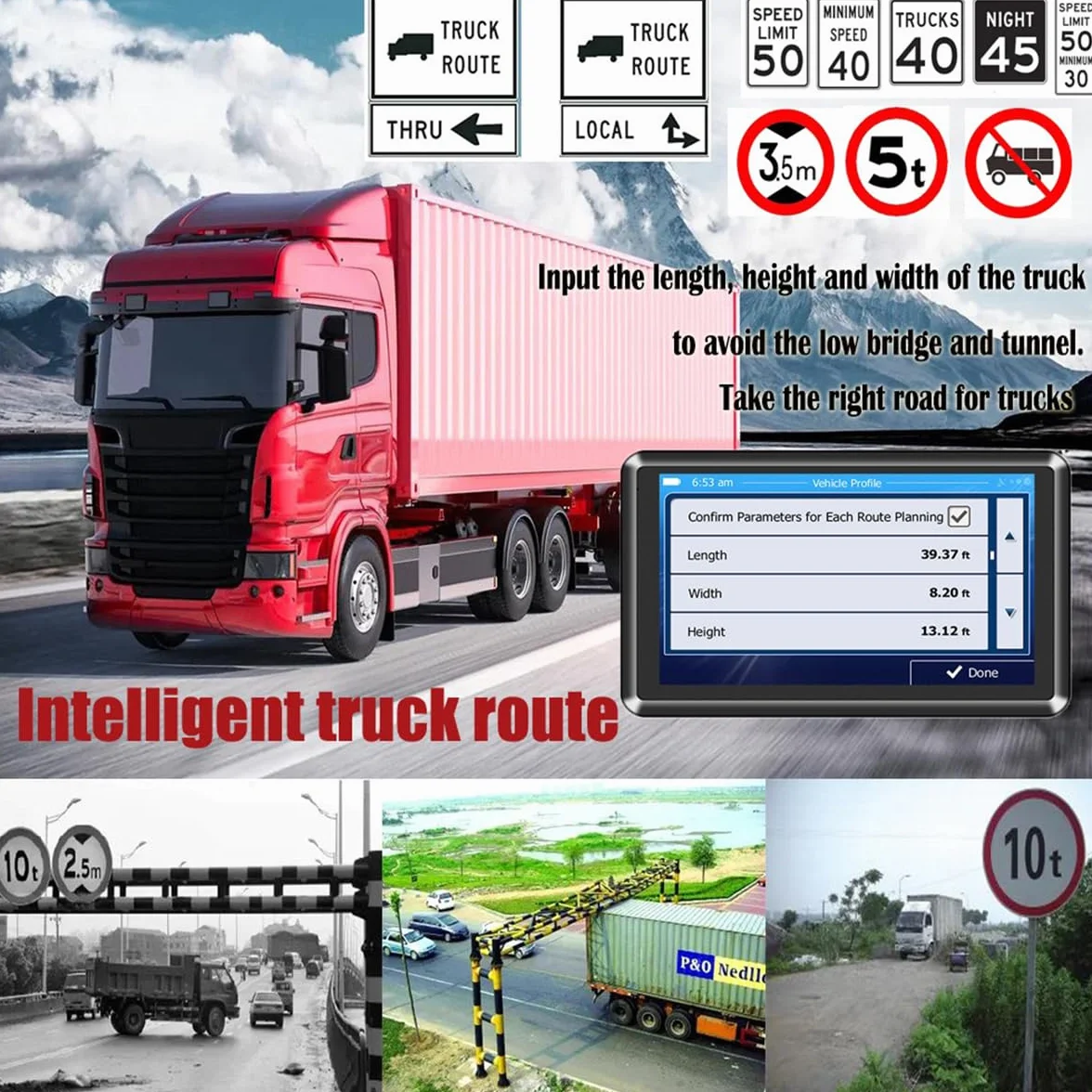 Navigatore GPS da 5 pollici per auto e camion 2026 - Navigatore touchscreen con mappe del Regno Unito e Europa, aggiornamenti mappe gratuiti a vita, trasmissione vocale, avviso autovelox, unità GPS