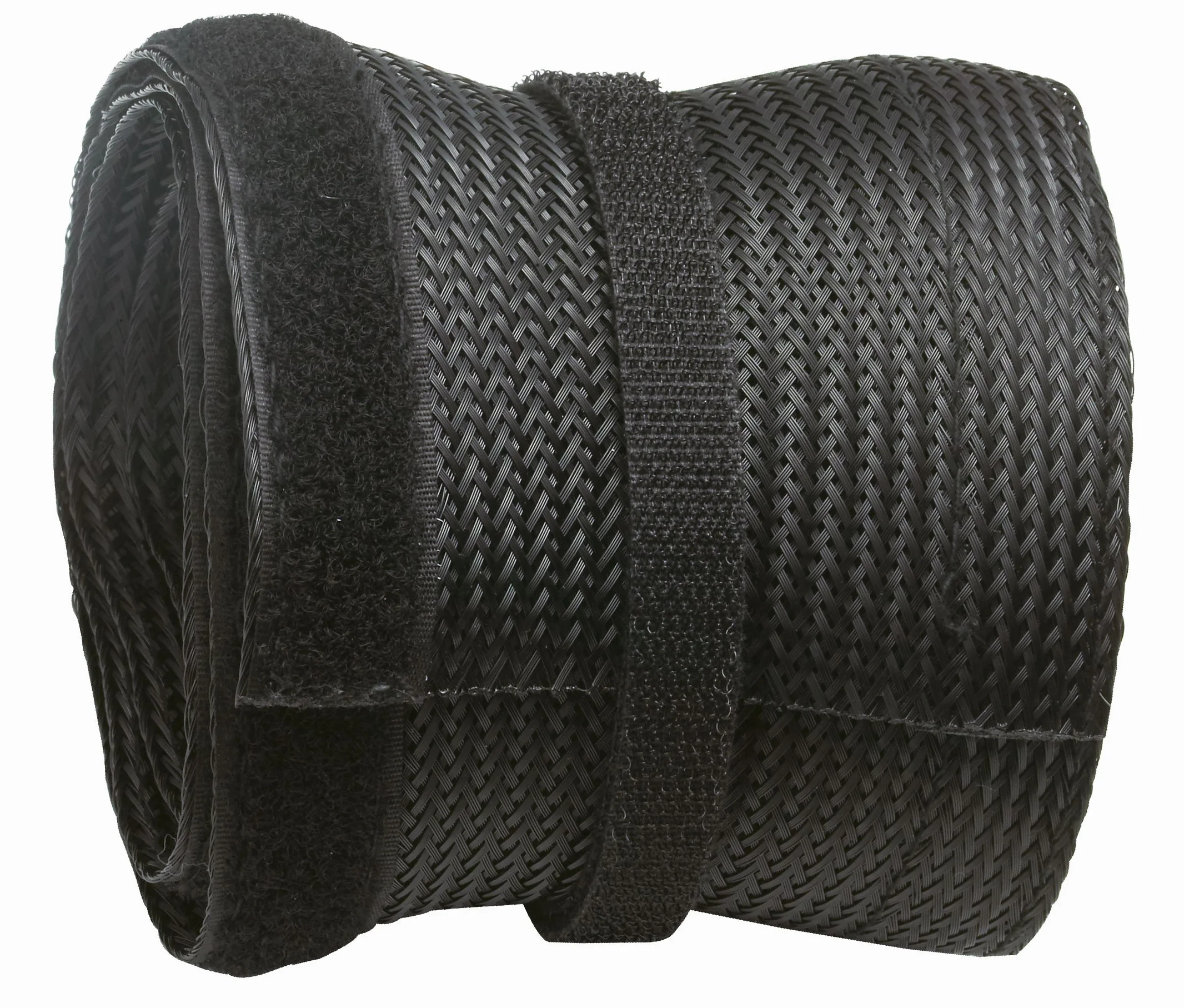 RICOO Organizer cavi Cable Z9085B-2 management Nascondi cavi Raccogli cavi Canalina passacavi Guaina per cavi Lunghezza 2m Colore nero