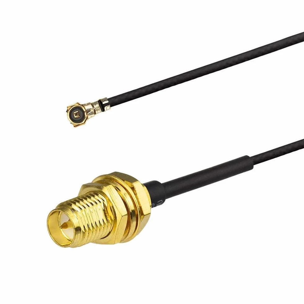 Bingfu Cova Prolunga da Prise Micro Coaxiale 0.25mm a RP-SMA Femmina Antenna WiFi 30 cm per Intel AX200NGW 8265AC 8265NGW 7265AC 9560AC Interfaccia M.2 NGFF Scheda di Rete Wireless Adattatore WiFi