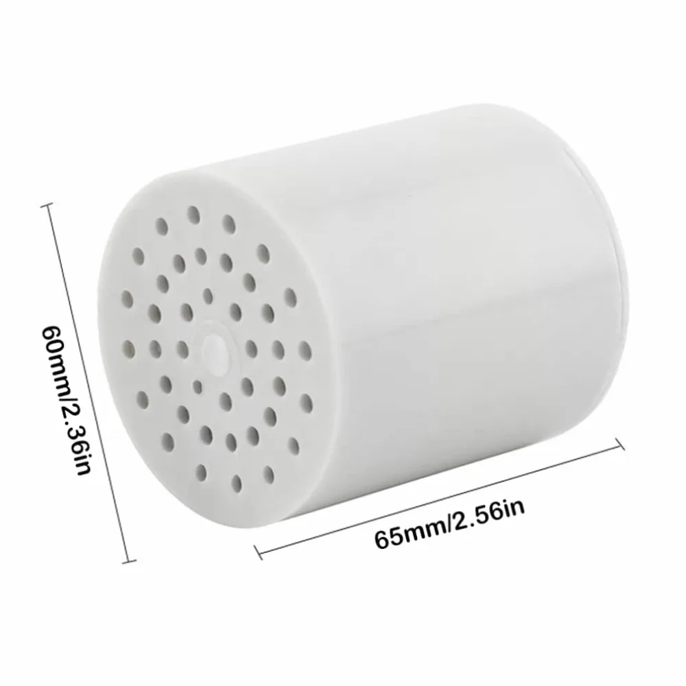 Cartuccia di ricambio per filtro doccia a 15 fasi, 4 pezzi, compatibile con addolcitore d'acqua, migliora la qualità dell'acqua per pelle e capelli più sani, facile da installare, filtro per soffione