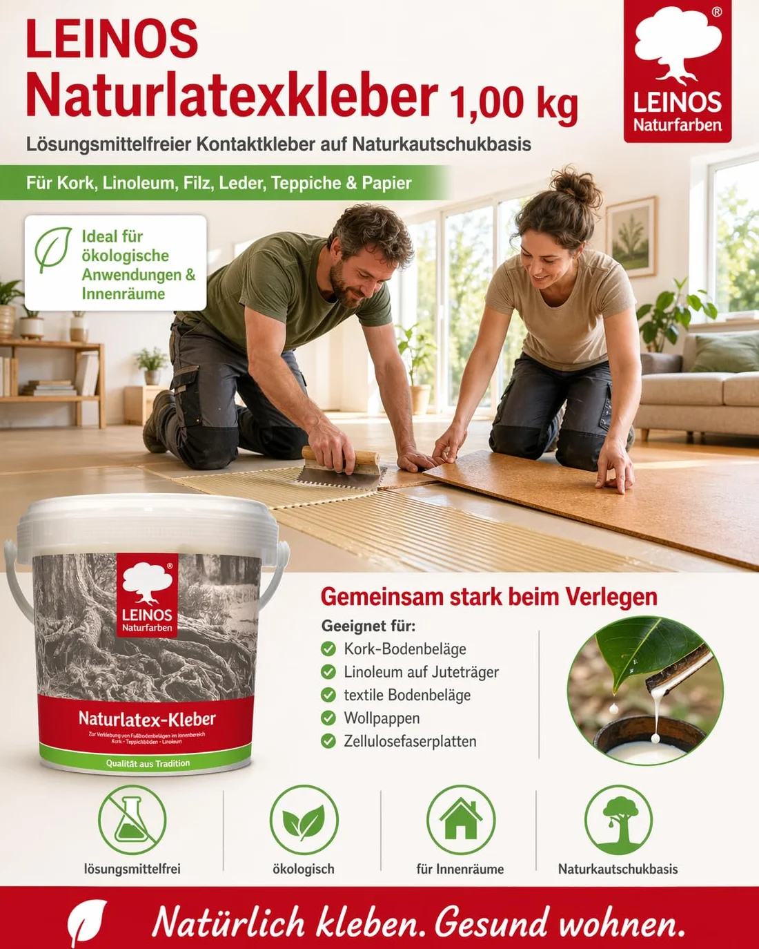 Leinos 720 Colla in lattice naturale