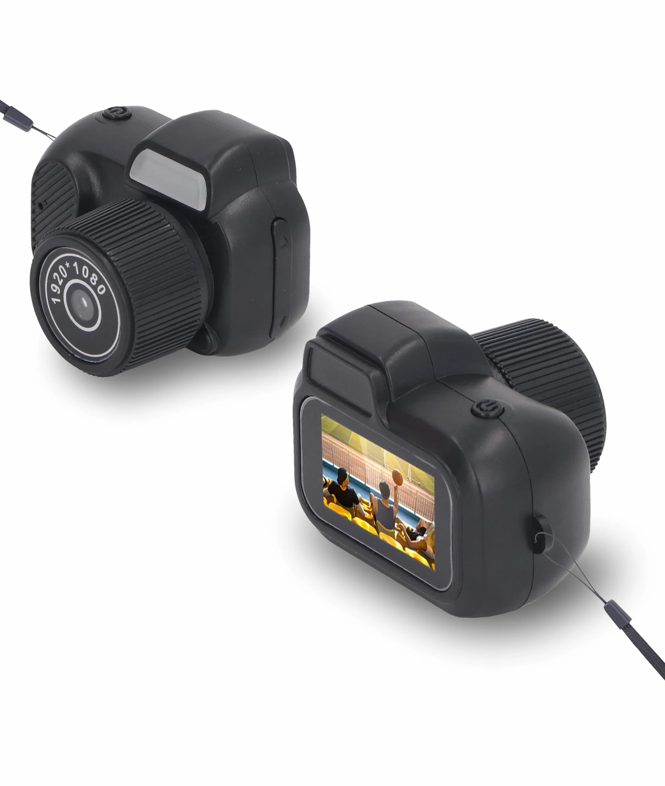 Mini Fotocamera Digitale per Adolescenti, Fotocamera per 1080P con Schermo a Colori, Cinturino da Polso, Supporta Fino a 128G Piccola Videocamera per Festival di Viaggi,