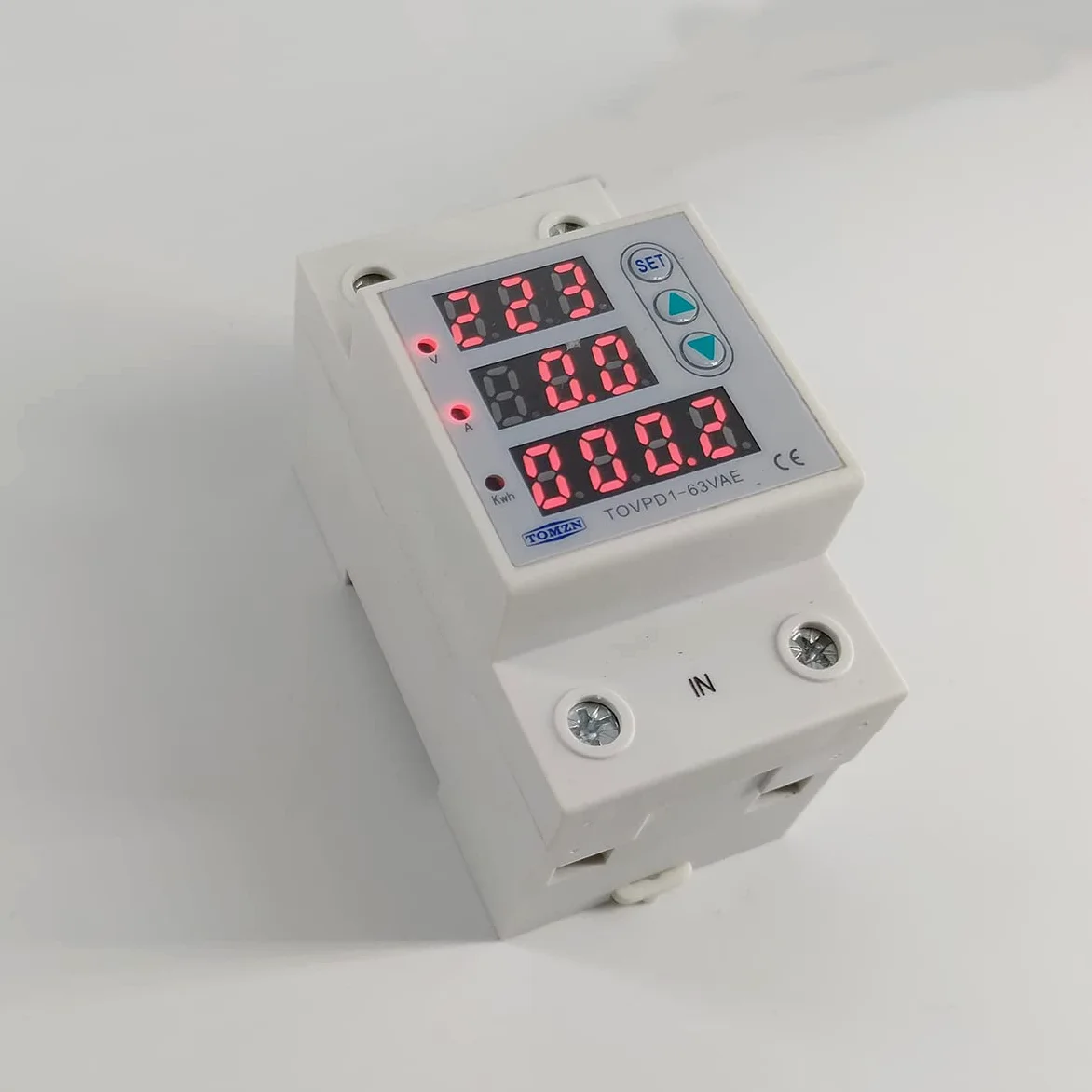 Interruttore Magnetotermico Differenziale 6. 3a 230V 3in1. Display guida DIN regolabile e sotto la tensione del relè dispositivo di protezione protettivo con da corrente
