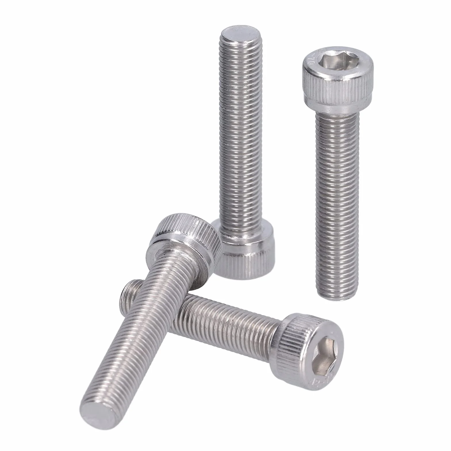 Bullone Esagonale M10x1.25 A2 Acciaio Inossidabile Vite a Passo Fine 4 Pezzi