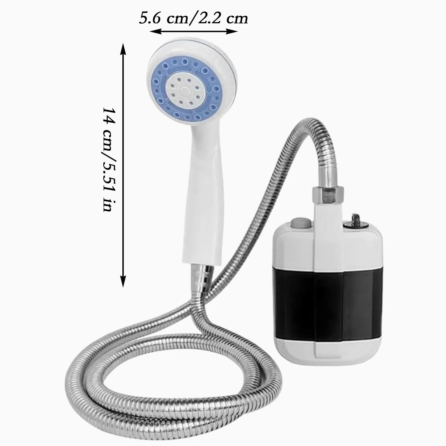 Doccia Portatile Portatile Elettrico Ricaricabile A Mano | Doccia Da Viaggio Per Animali Adatto Animali Domestici Campeggio Trekking Pulizia Animali Lavaggio Personale Raffreddamento