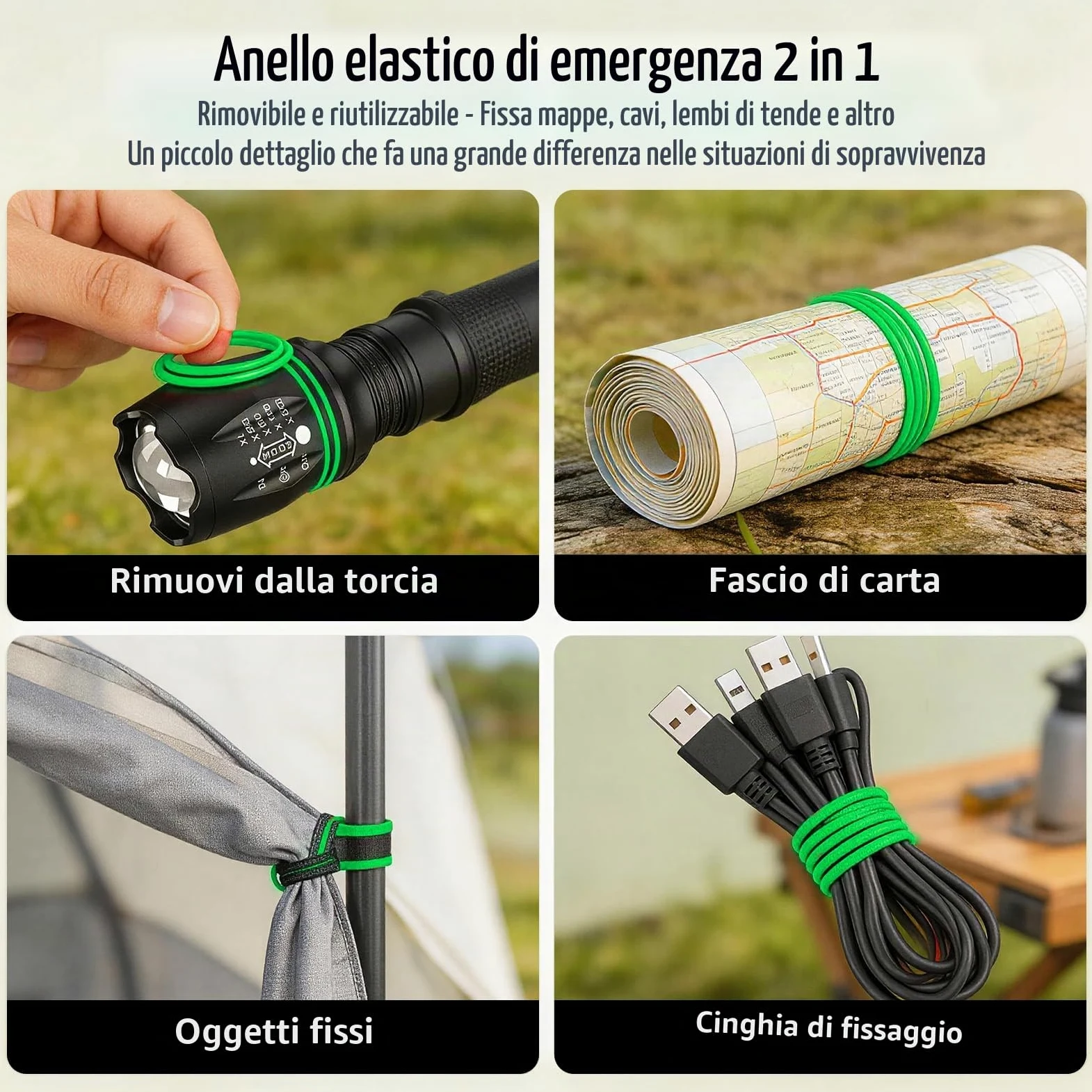 HAUSBELL Torcia LED 2000 Lumen (2 Pezzi) – Super Luminosa, 5 Modalità, Zoom Regolabile, Impermeabile, Alimentazione a Batteria – Torcia Tattica per Campeggio, Escursionismo, Emergenze (Nero)