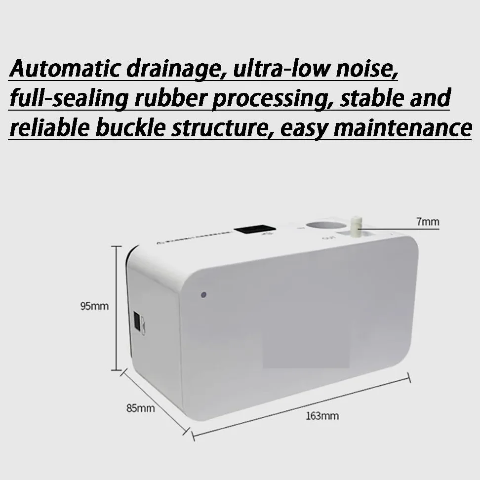 Pompa Condensa Climatizzatore, Pompa di drenaggio del condizionatore d'aria Pompe di sollevamento for la rimozione automatica della condensa ultra-silenziosa for condizionatori d'aria a gancio da 1 a