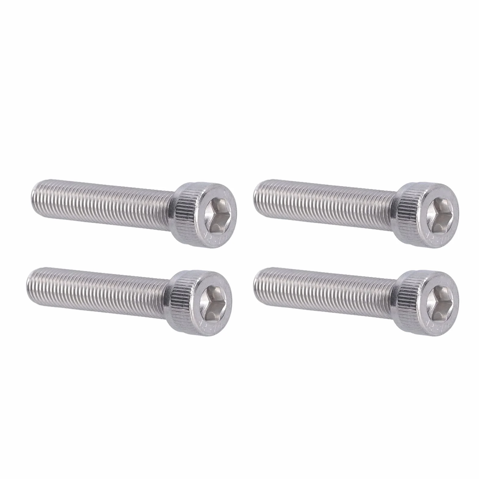 Bullone Esagonale M10x1.25 A2 Acciaio Inossidabile Vite a Passo Fine 4 Pezzi