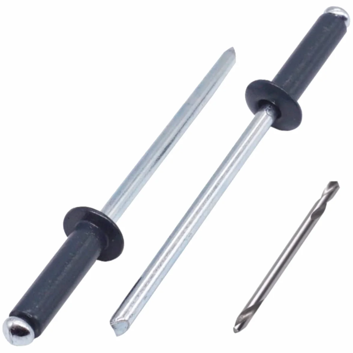 Rivetti ciechi verniciati SKIR'CO 4,0 x 12 mm alluminio DIN 7337 testa a cupola grigio antracite RAL 7016