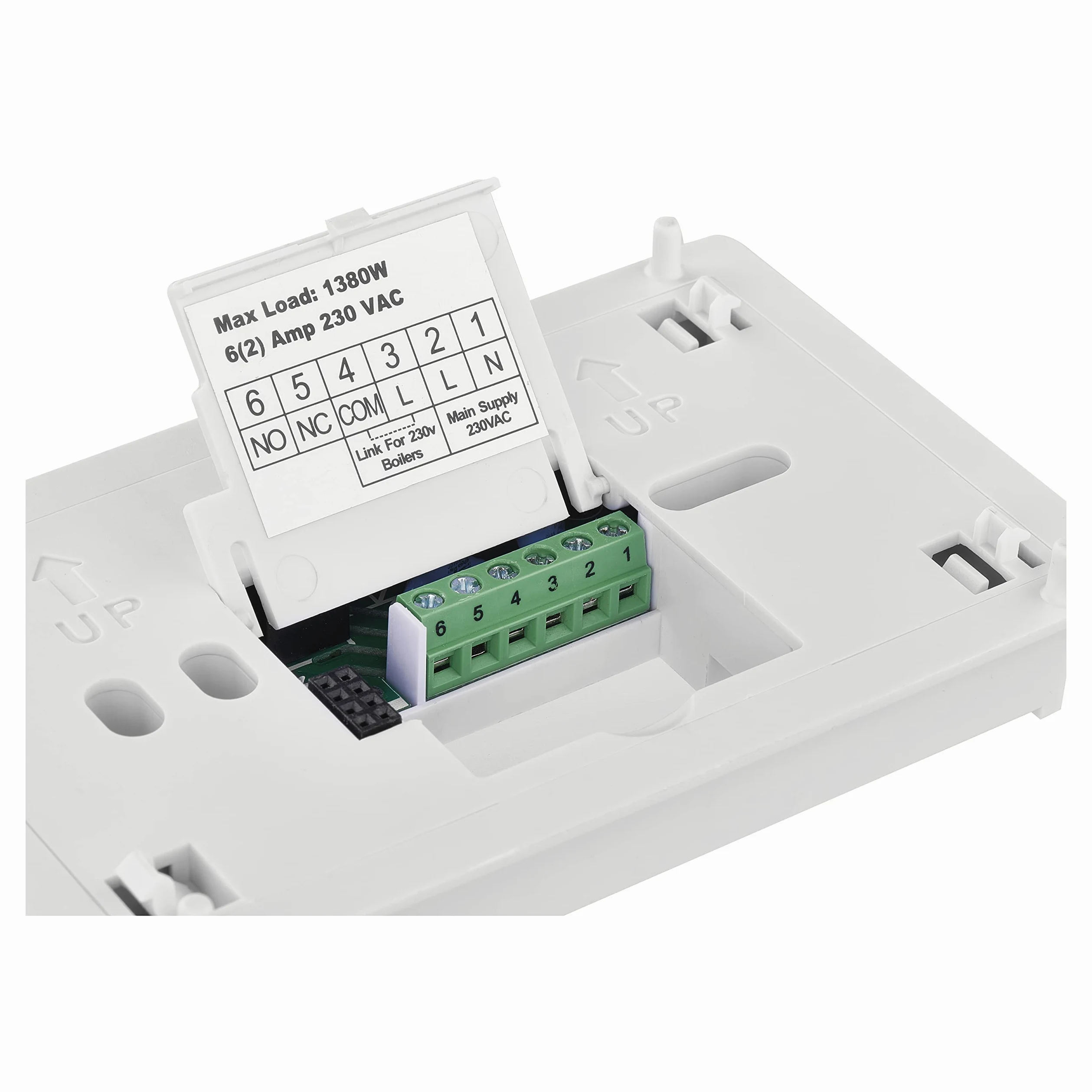 EMOS GoSmart - Termostato smart per la casa con app - WiFi - Termostato IP per riscaldamento/raffreddamento - a risparmio energetico - compatibile con Tuya, Google Assistant e Alexa - bianco