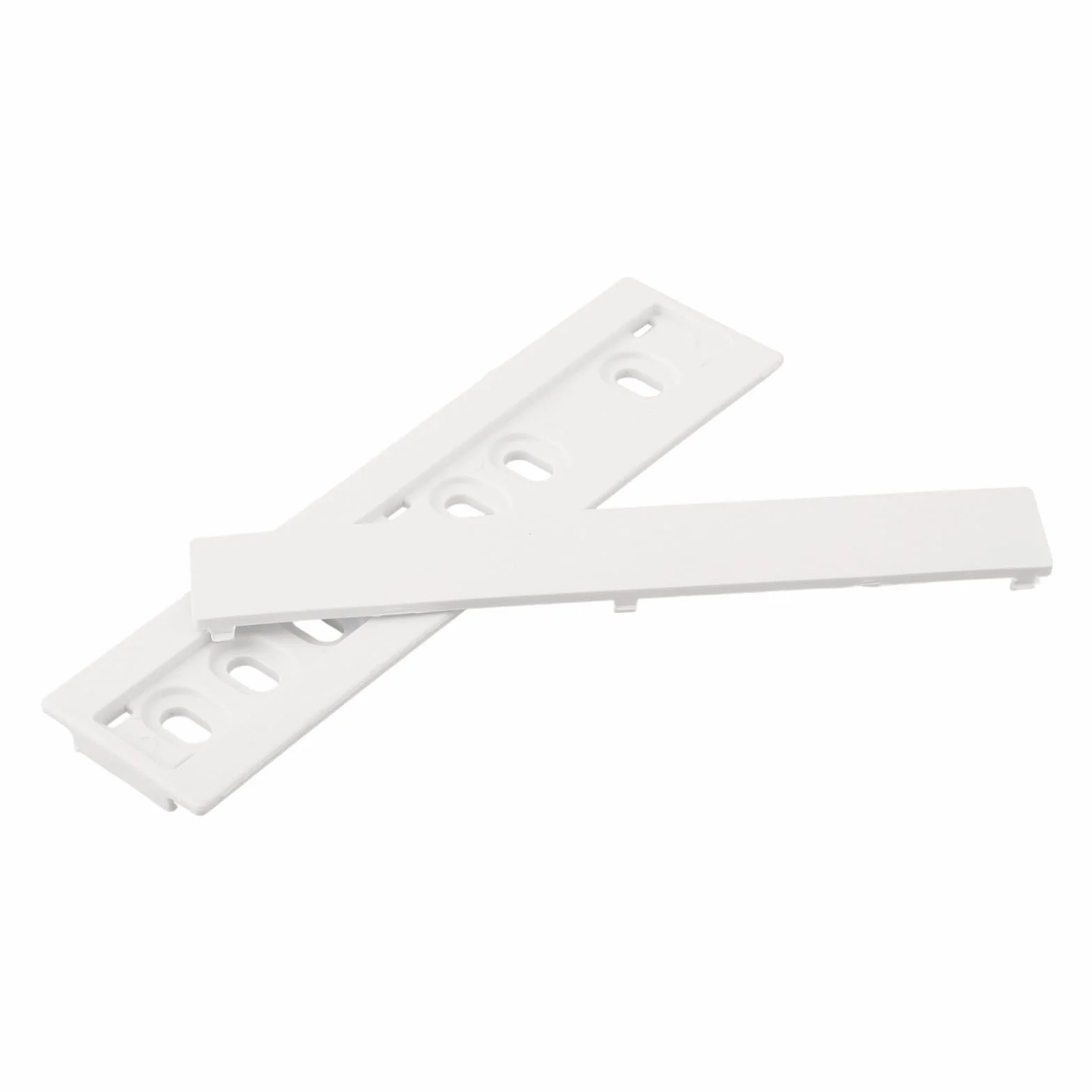 Guide scorrevoli per frigorifero da incasso bianco 15x10x5 cm plastica metallo