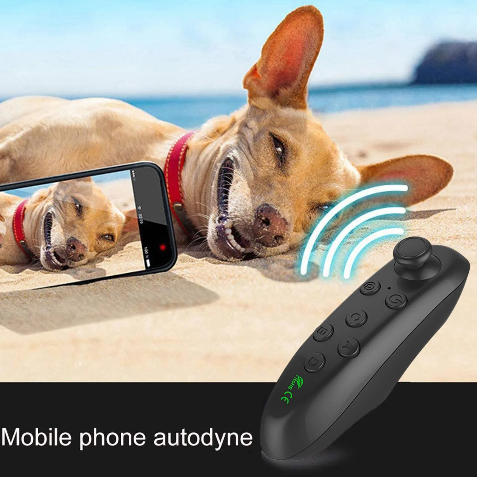 Generico Controller VR,Telecomando VR, Telecomando Wireless per Telefono Cellulare, Telecomando per Joystick con otturatore per Fotocamera Selfie per PC da Gioco, Tablet, Laptop, Smartphone