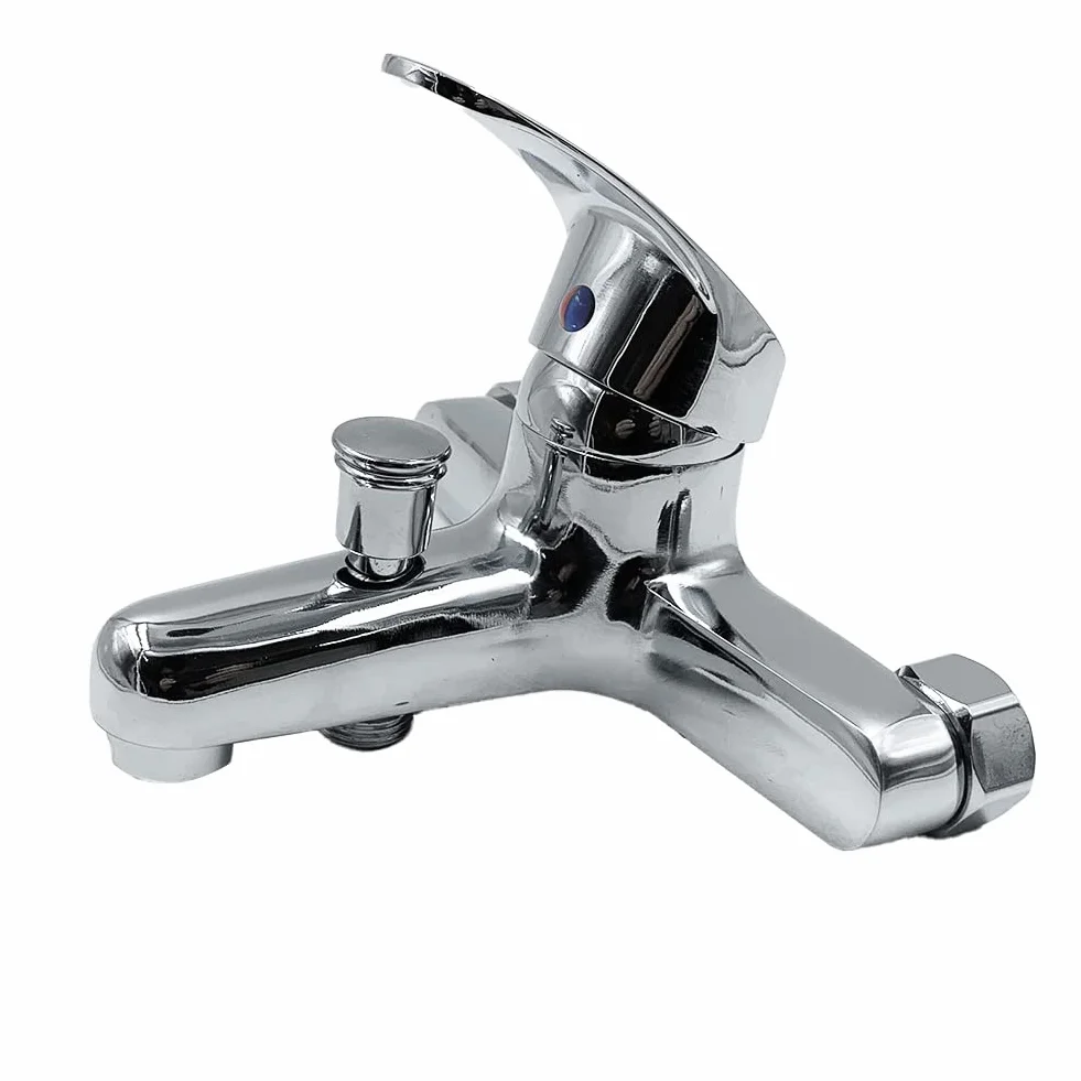 Rubinetto per vasca da bagno ANMECS Rubinetto a parete Rubinetto Miscelatore per vasca da bagno cromato