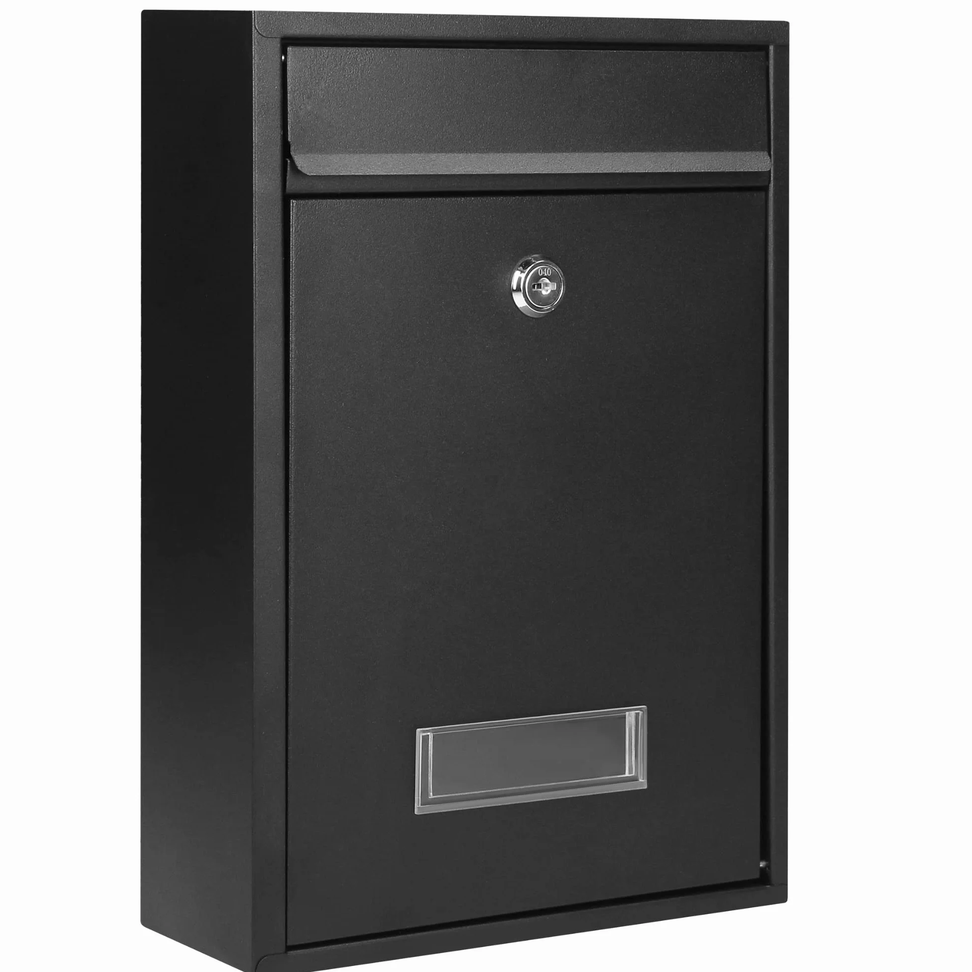 Cassetta Postale da Esterno in Acciaio Zincato Nero
