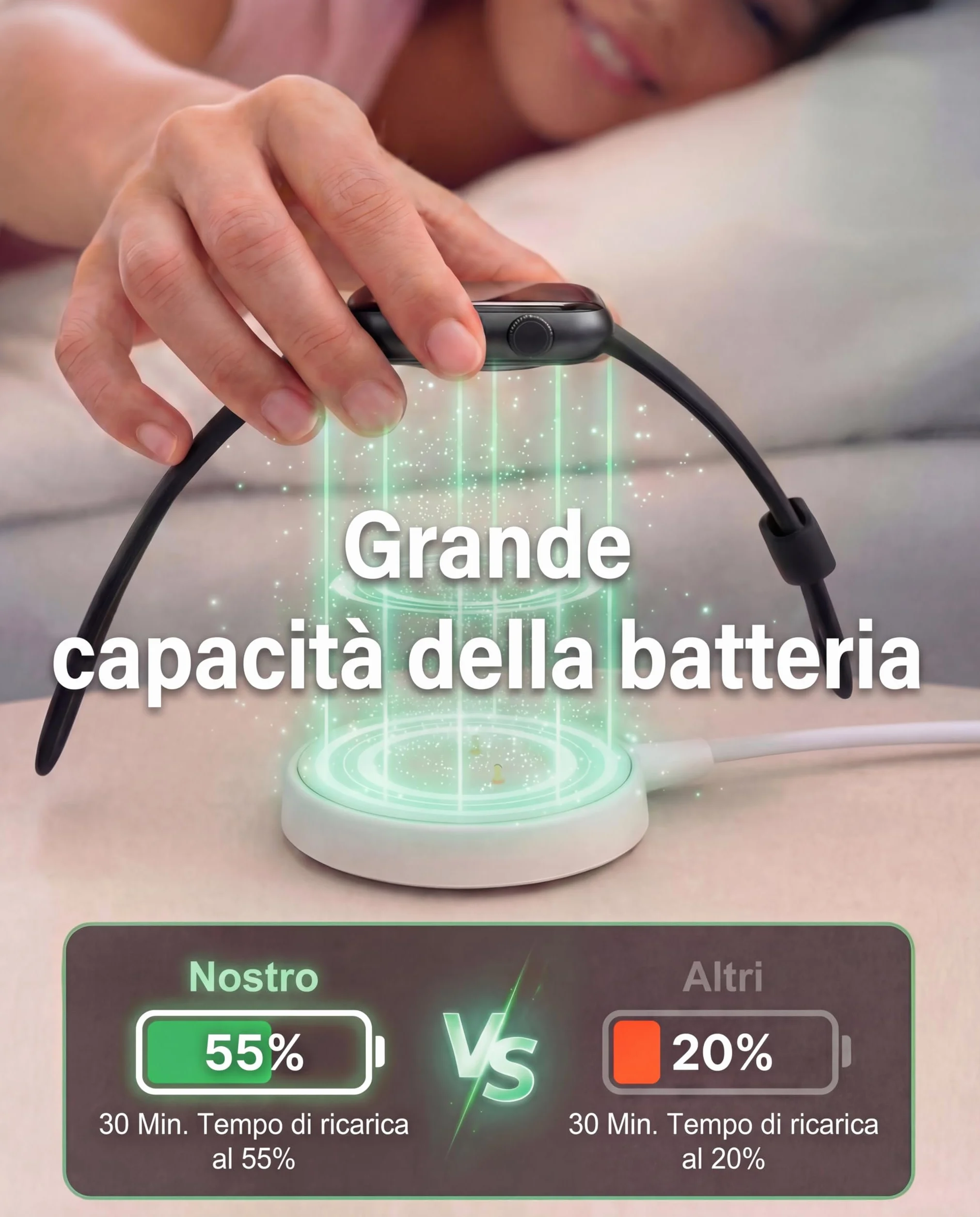 Smartwatch Uomo Donna, 1.83'' Orologio Smart Watch con Chiamata Bluetooth,Pressione Sanguigna/Cardiofrequenzimetro/Sonno,Contapassi,120+ Modalità Sportive,Impermeabile IP68 Fitness Tracker Android iOS
