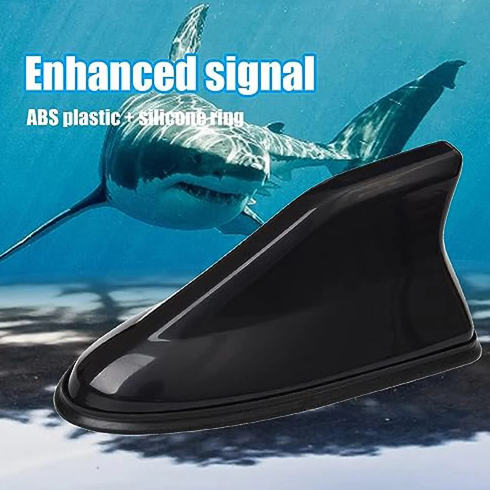 Antenna Auto Squalo Pinna,per Suzuki S Cross Scross 2014-2025 2026 Segnale Radio AM FM Potenziato Aerodinamica Base Adesiva ABS Ricambio Esterno Sportivo,B