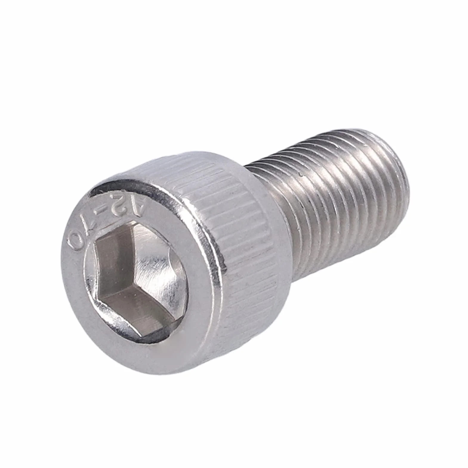 Bullone Esagonale M10x1.25 Acciaio Inossidabile A2 Vite a Passo Fine 4 Pezzi