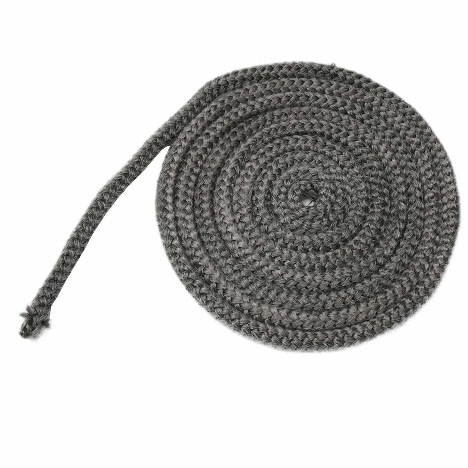 Corda resistente al calore, Guarnizione in corda in fibra di vetro diametro 12 mm nera lunghezza 2-3 m for stufe e caminetti(3m)