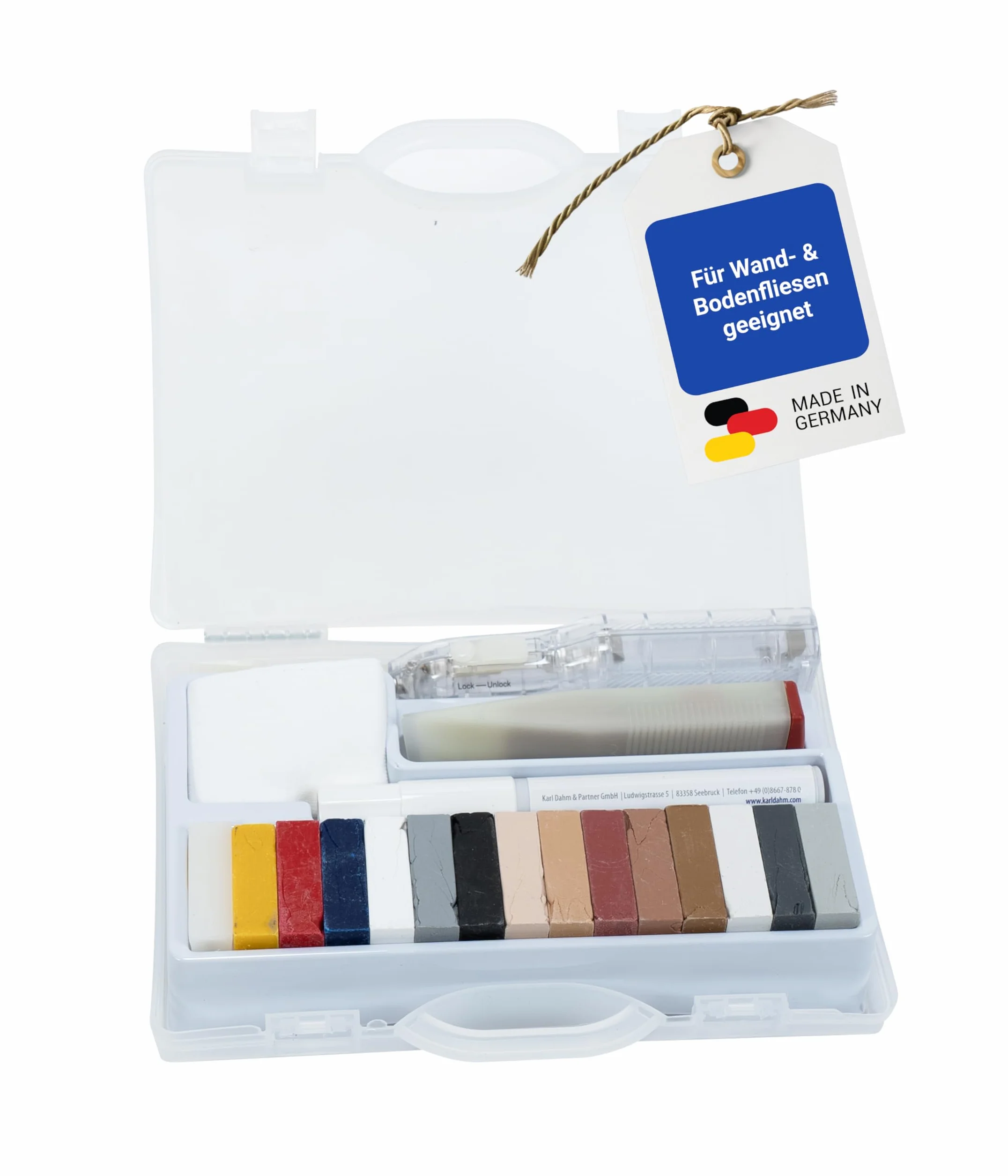Karl Dahm Kit Riparazione Piastrelle Parete Pavimento con Sigillante 12090