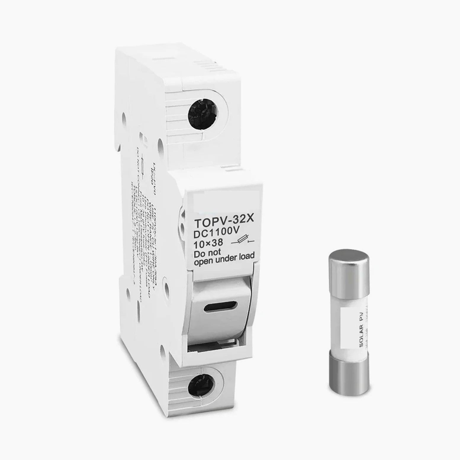 TOPV-32X 1P Solar PV portafusibili adatti per fusibili fotovoltaici da 10 x 38 mm per la protezione del sistema solare