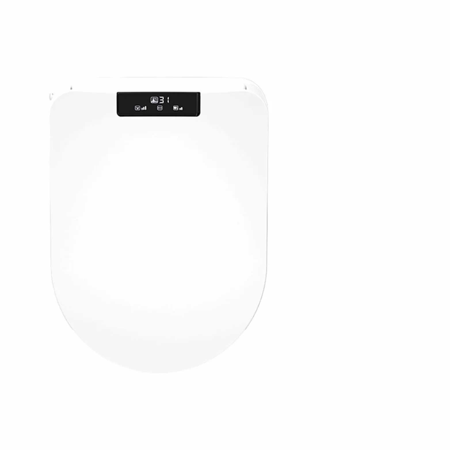 Tavoletta WC Chiusura Ammortizzata Sedile bidet automatico con funzione di riscaldamento, sedile WC intelligente universale a forma U e D(51.5 Automatic cover,220V-230V)