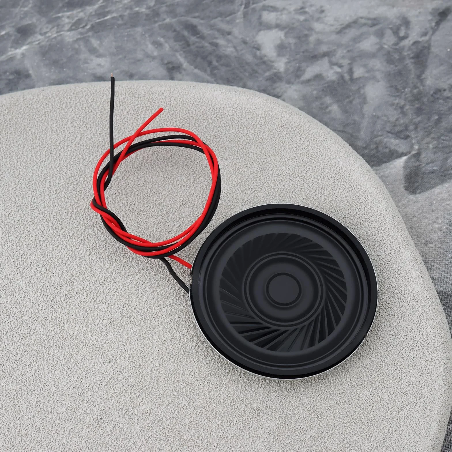 4 Mini Altoparlanti Da 36 Mm 8? 0,5 W Con Cavo Da 10 Cm Per MP3 Campanelli Allarmi Giocattoli