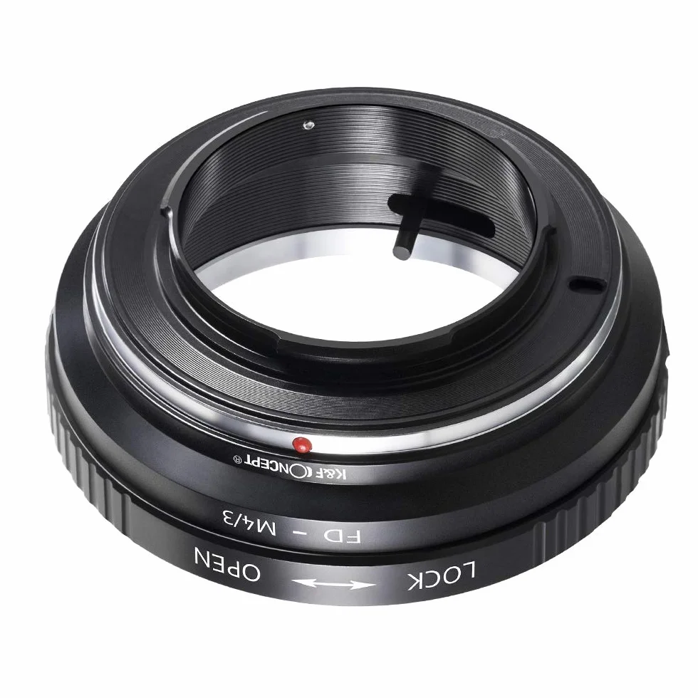 Anello Adattatore per Obiettivo K&F Concept FD-M4 / 3 Adatto per Obiettivo Fotocamera FD per Olympus M4 / 3 E-P1 / E-P2 / E-PL1 e Panasonnic G1 / G2 / GF1 / GH1 / GH2