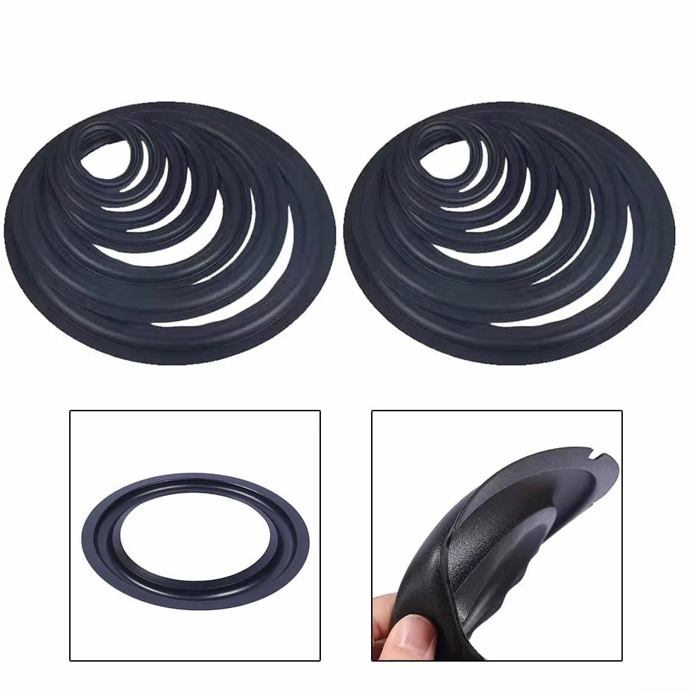 Kit di ricambio per bordo in schiuma per altoparlanti woofer da 12 pollici (5 pollici/12,7 cm), 2 pezzi, per 4 altoparlanti