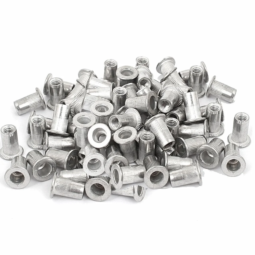 Dadi per rivetti ciechi in alluminio M5 x 0,8 50 pezzi