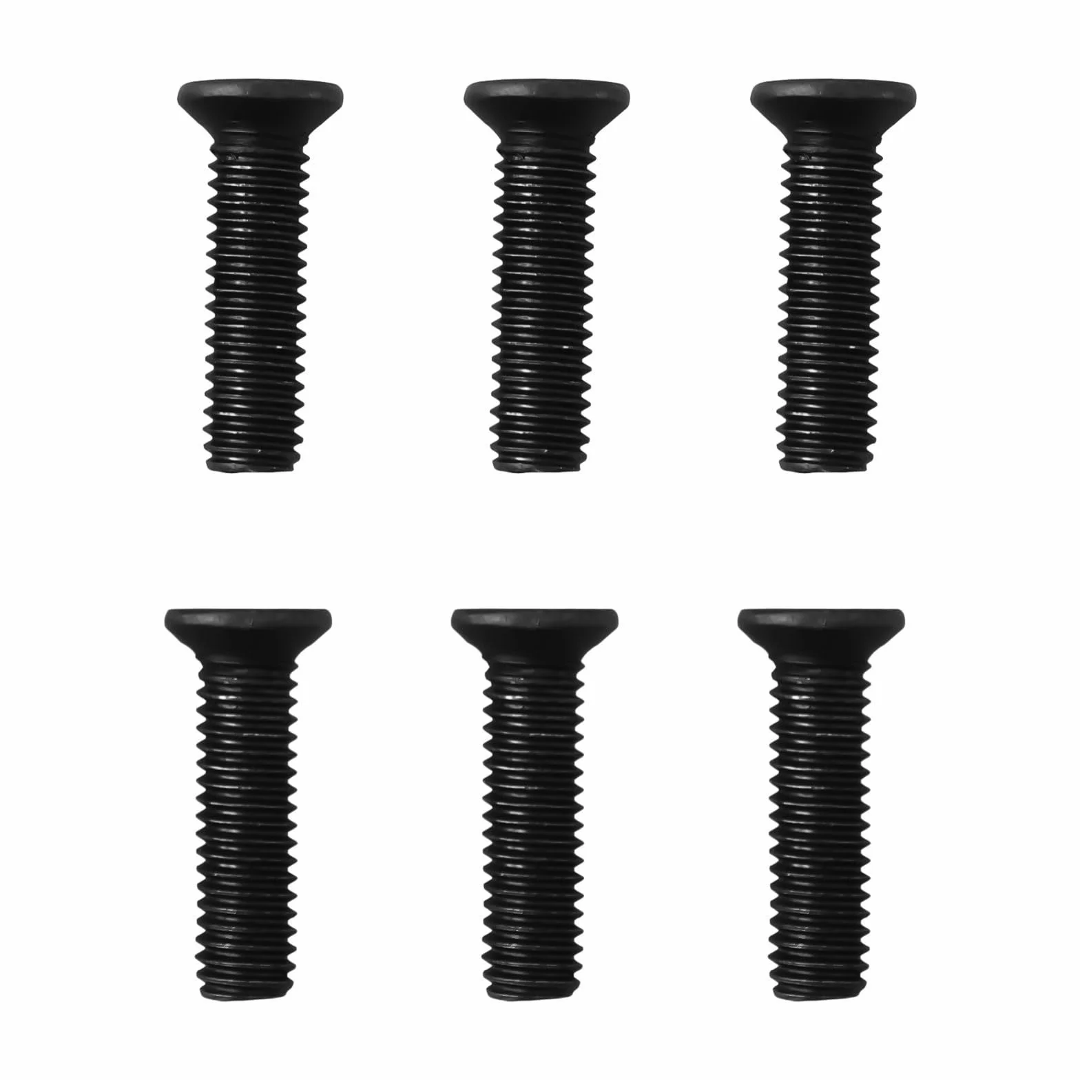 Honseadek 6 viti di ricambio per mandrino per trapano, 22 mm, filettatura sinistra, in metallo, per utensili elettrici (M6 x 22 mm)