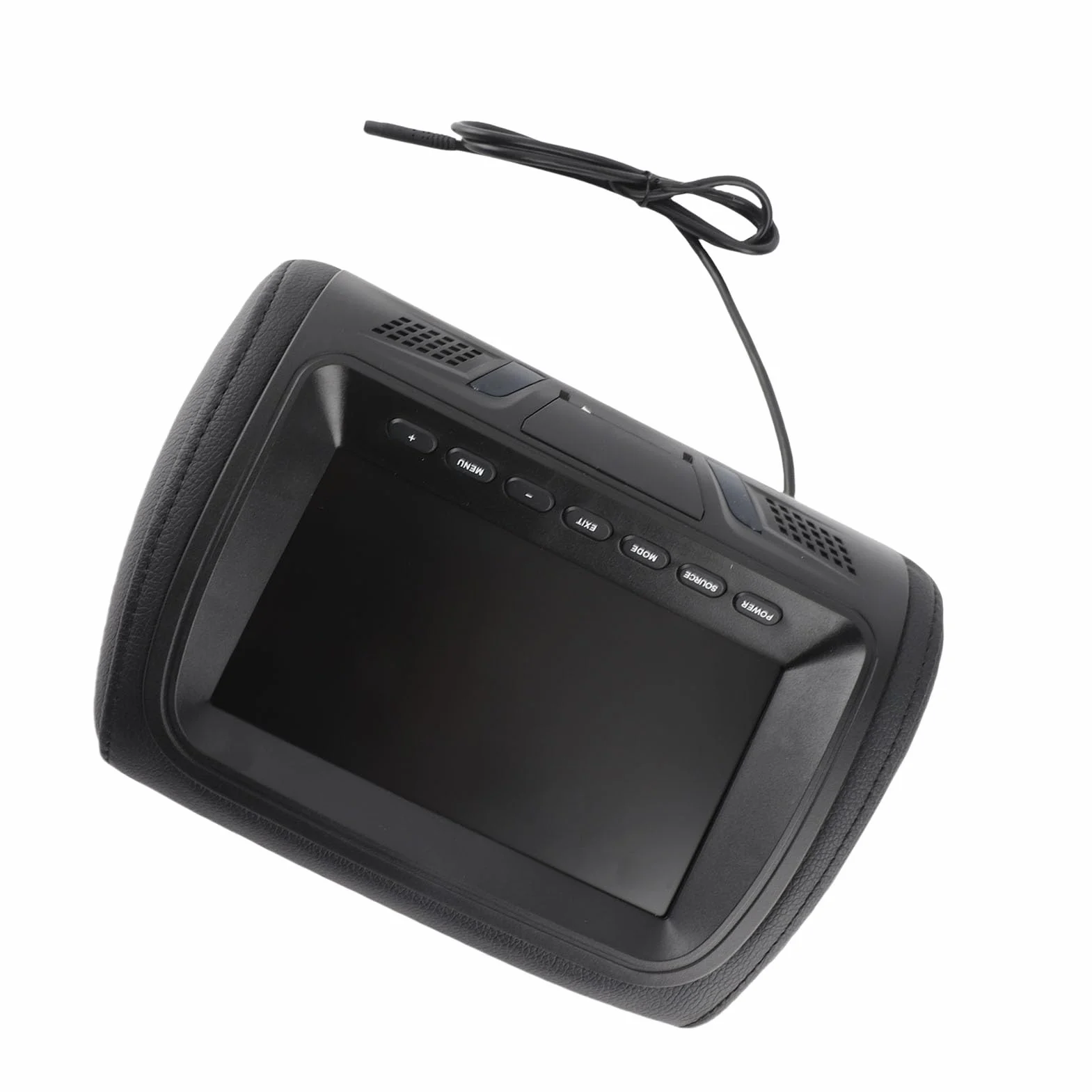 Yctze 7in 1024 x 600 Lettore DVD poggiatesta Auto, Schienale del sedile Lettore multimediale MP5 Monitor poggiatesta LCD RGB Supporto amplificatore USB Bluetooth