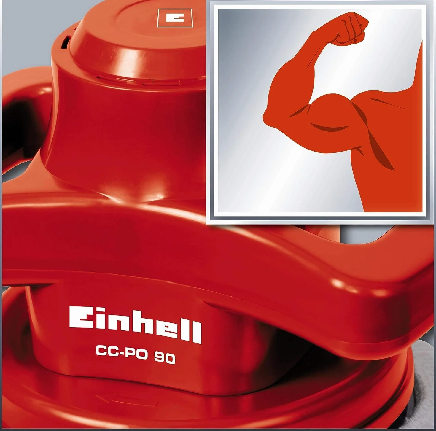 Einhell CC-PO 90 Lucidatrice per Auto 90W 3700 Rpm 240mm Rosso