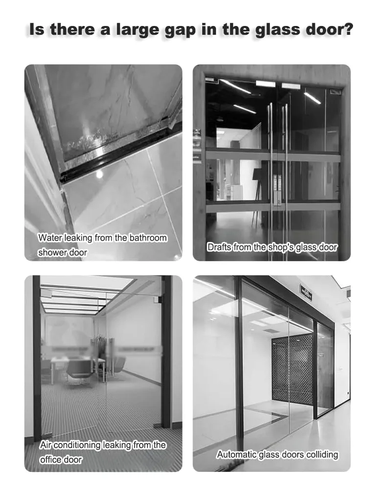 Nastro isolante isolante per porte e finestre, antivento, insonorizzante, per uso domestico e bagno, soluzione di tenuta ad alta efficienza energetica