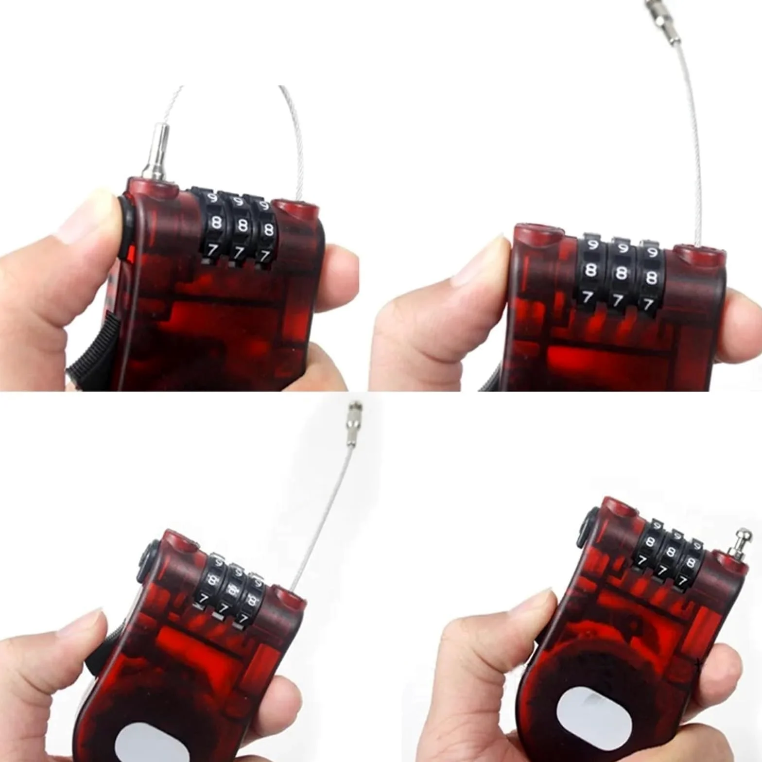 Combinazione di chiusura con cerniera bagaglio valigia scatola da viaggio codice a 3 cifre password lucchetto MMS39 1 pz(Orange)