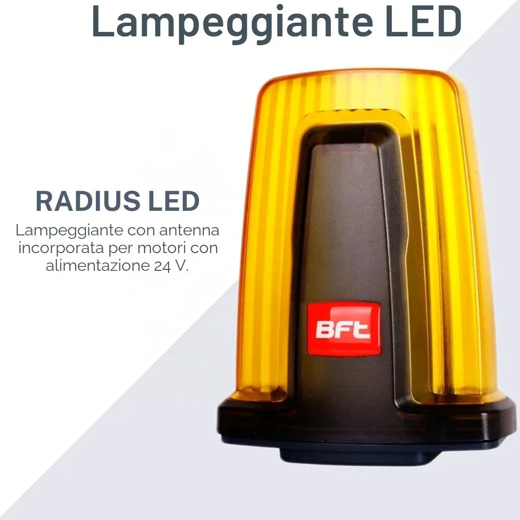 BFT Virgo SMART BT A20 - Attuatore per cancello a battente a doppio battente automatico per cancello automatico max. 4 m o 400 kg per ala con 3 telecomandi