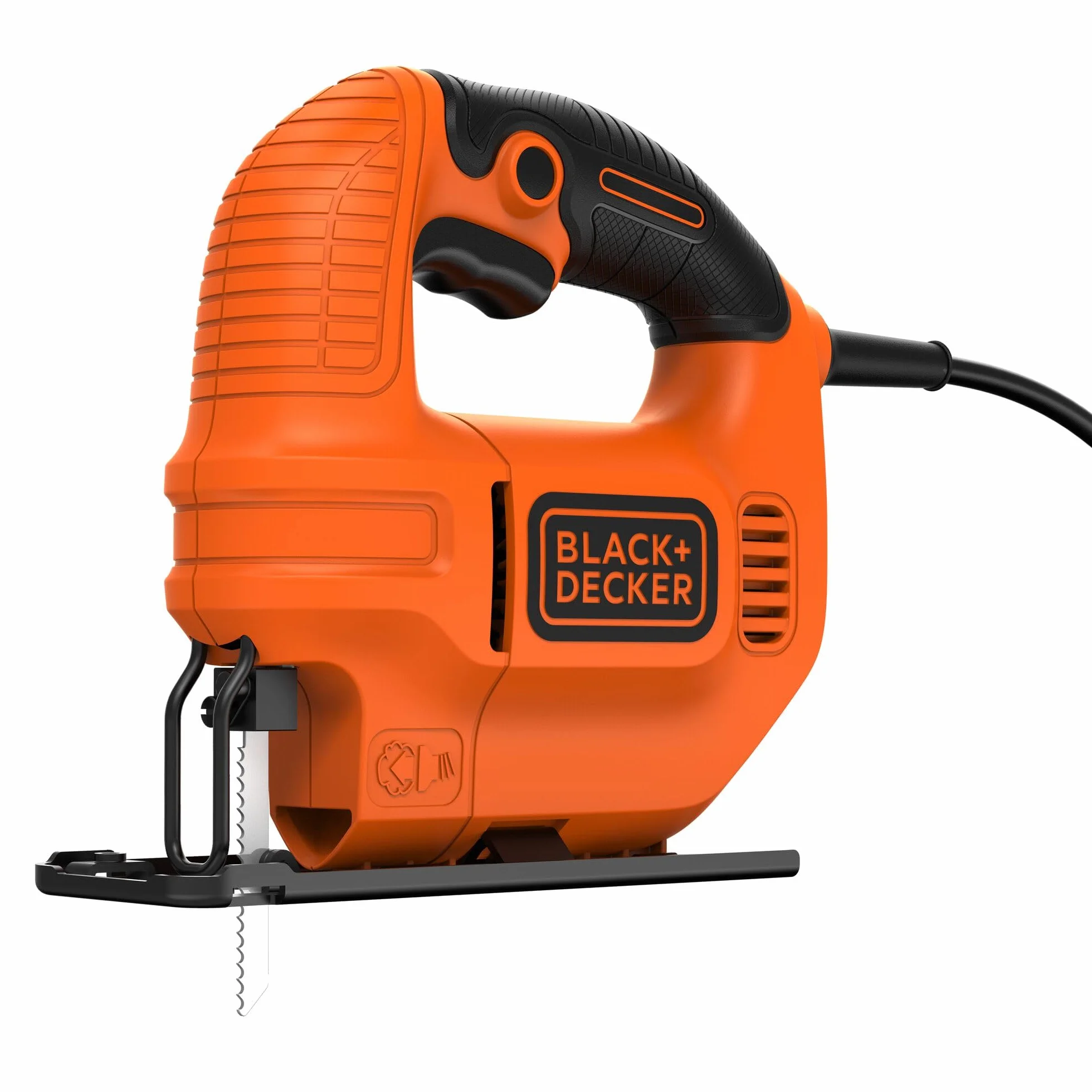 BLACK+DECKER Seghetto alternativo 400W. Sistema di inclinazione per tagli a 45°. 230 V. KS501-QS