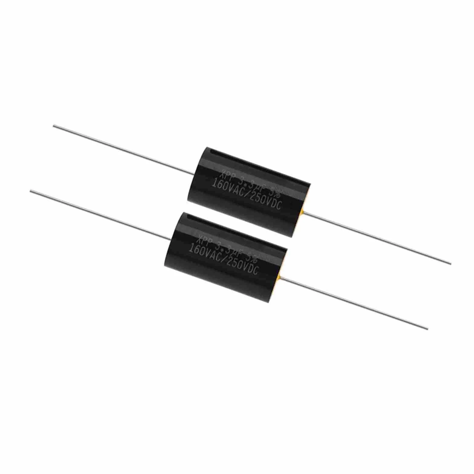 Topiky Distributore di frequenza Filtro Crossover Crossover Altoparlante Hi-Fi capacità condensatore 2PCS(3.3uF)