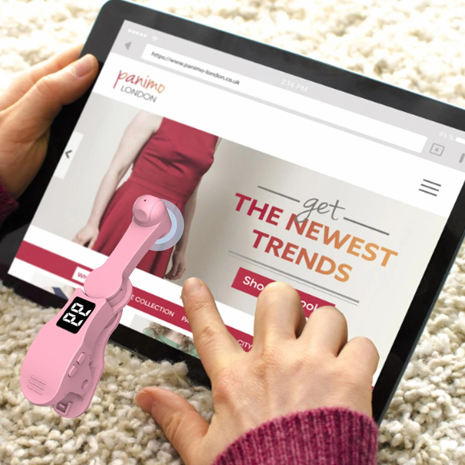 Generico Clicker Automatico per Smartphone,Dispositivo a Tocco Automatico - Gadget per Piace in Live Video e Shopping
