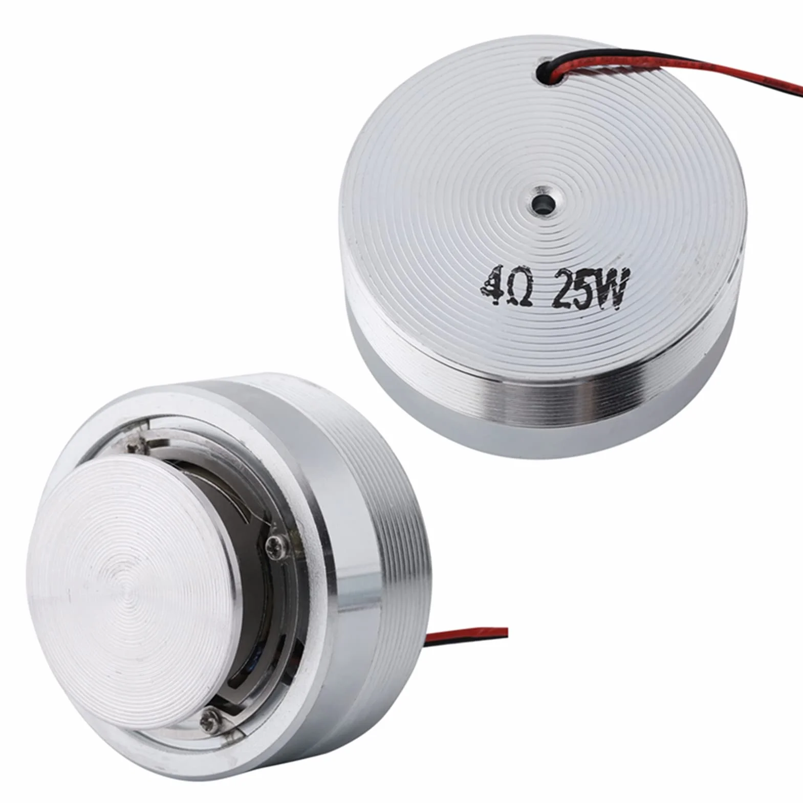 Cocoarm Bass Shaker Resonance, 50MM 2 Pollici Altoparlante di Risonanza a Tutte le Frequenze Altoparlante di Risonanza Vibrazione Rotonda per Attrezzature Lettura Suona e Sound Expand (4Ω 25W)