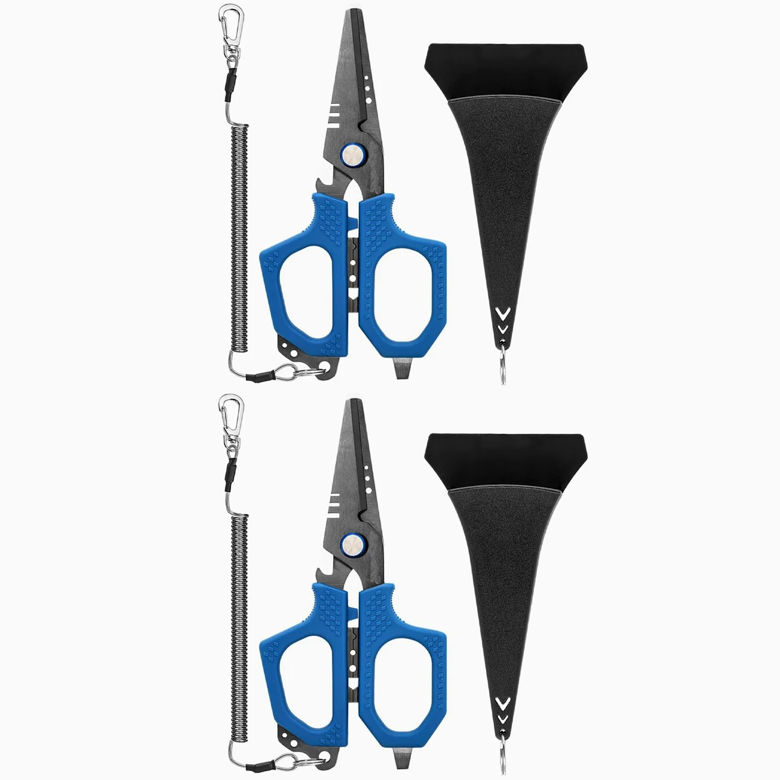 Forbice elettricista, Taglierina per lenza, Pesca bordo seghettato Pesca treccia Linea Scissor, Taglierina per cavi in fibra antiscivolo, Forbice per lenza da pesca